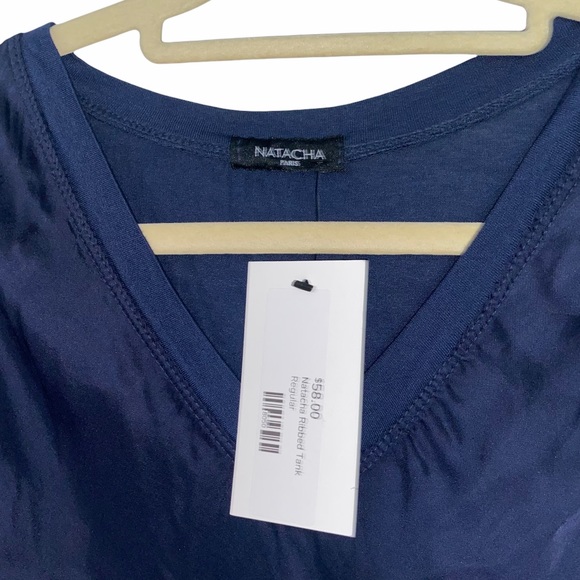 NWT Natasha Silk Blend Blouse Tank Top Size Small - Picture 4 of 8